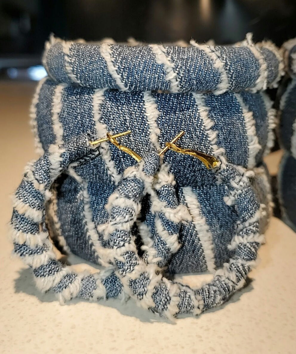 3 Denim Bangles (set available)