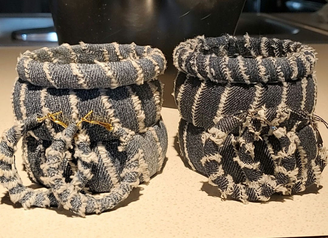 3 Denim Bangles (set available)