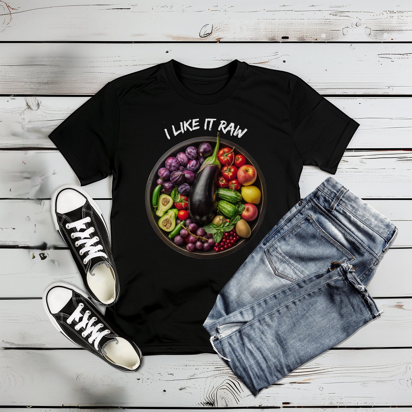 Plant Base Vegan Graphic Tee (Visual Pun Intended)