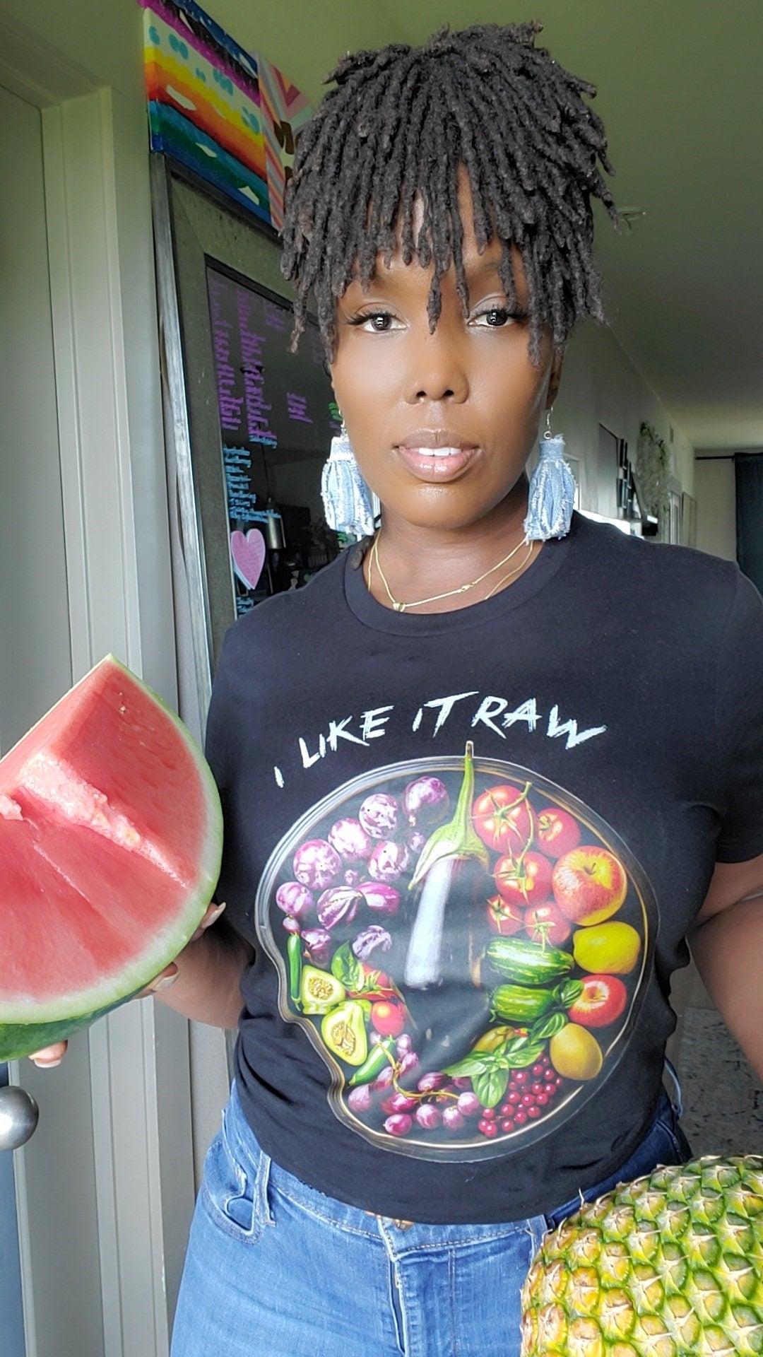 Plant Base Vegan Graphic Tee (Visual Pun Intended)